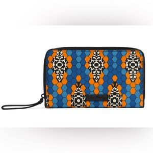 Vera Bradley Zip Around Wallet with wrist strap